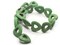 18 25mm Green Dyed Synthetic Turquoise Stone Puffed Love Heart Beads bF3